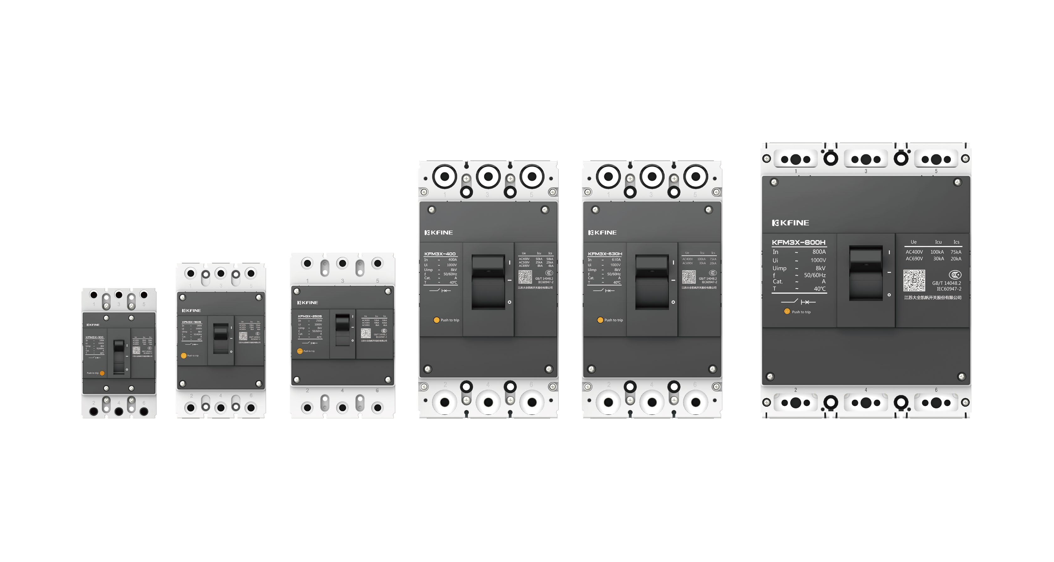KFM3X frame family (100–800)